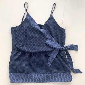 Banana Republic indigo print cami size Small